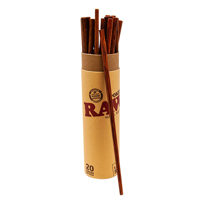 Raw Natural Wood Poker Large