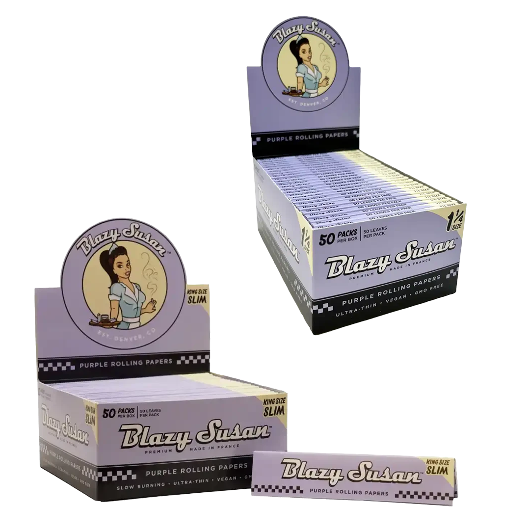 BLAZY SUSAN PURPLE ROLLING PAPER