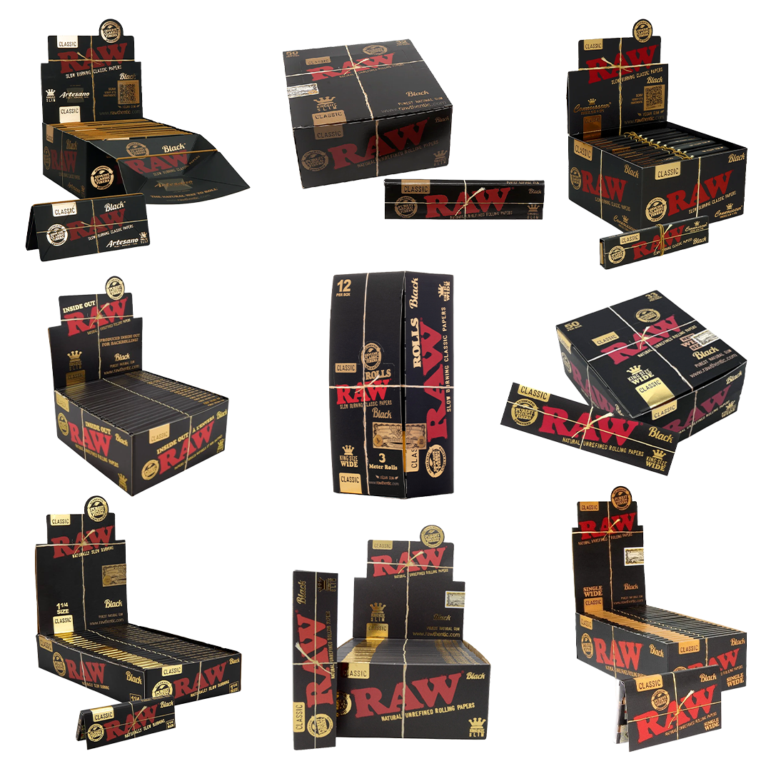RAW BLACK CLASSIC ROLLING PAPER