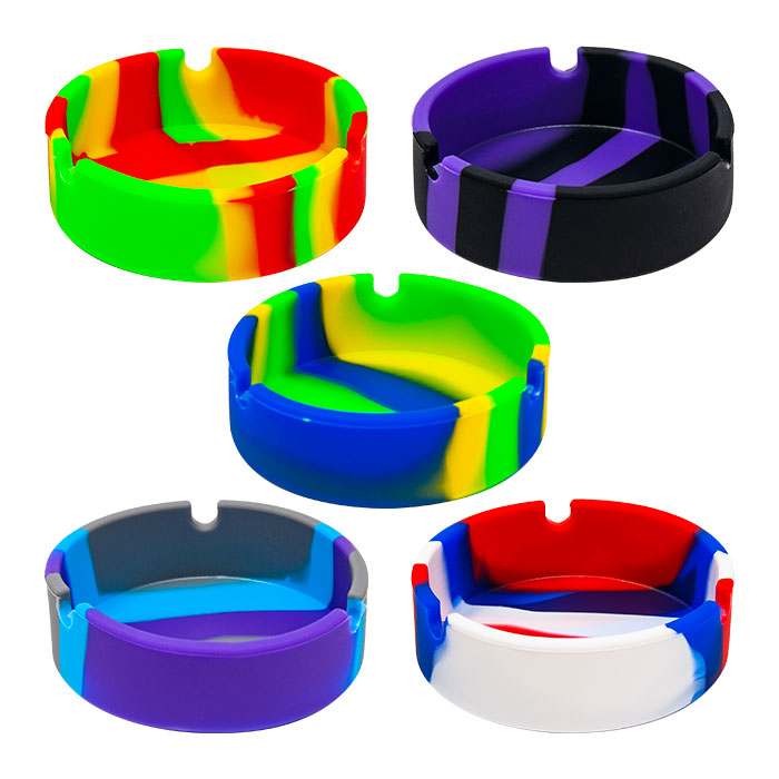 Circular Shaped Silicon Ashtray Deal of 10