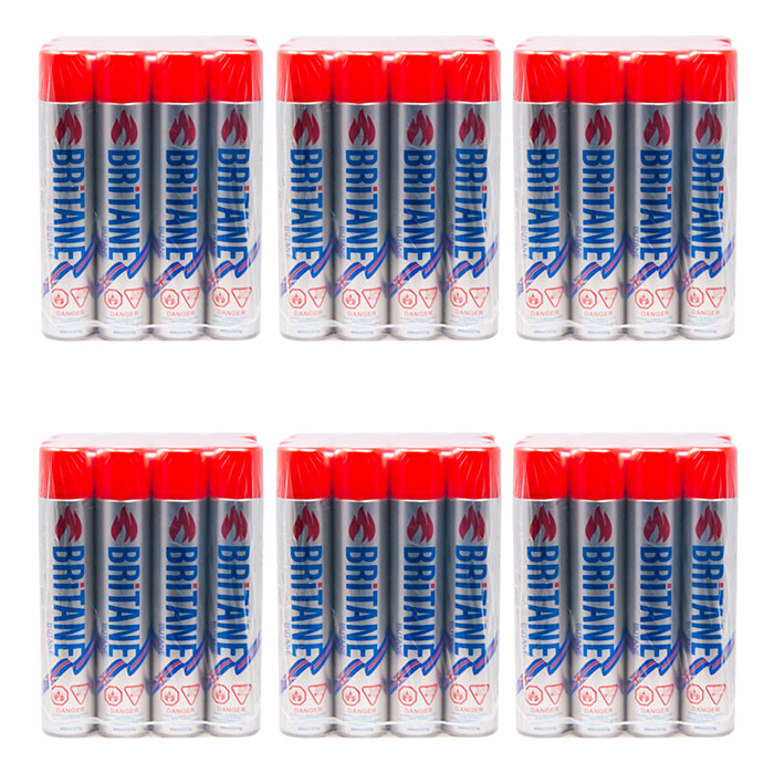 Britane Ultra Refined Butane Gas 400ML Box Of 72 Pcs