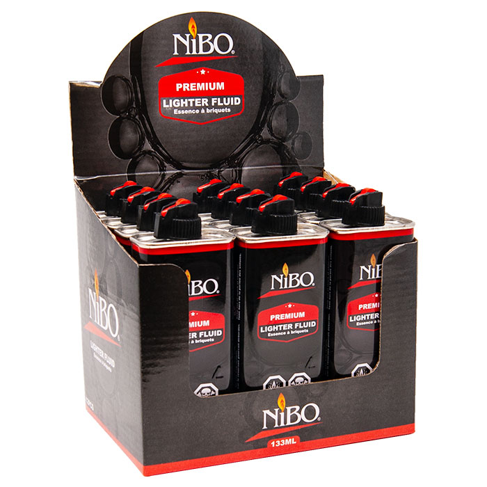 NIBO Premium 133ml Lighter Fluid Pack of 12