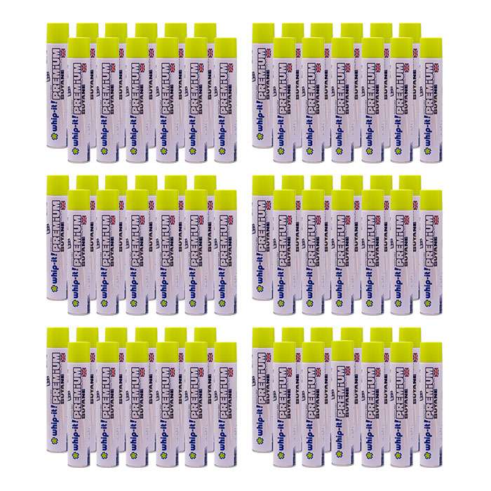 Whip It 420ml Premium Butane Fluid Display of 72