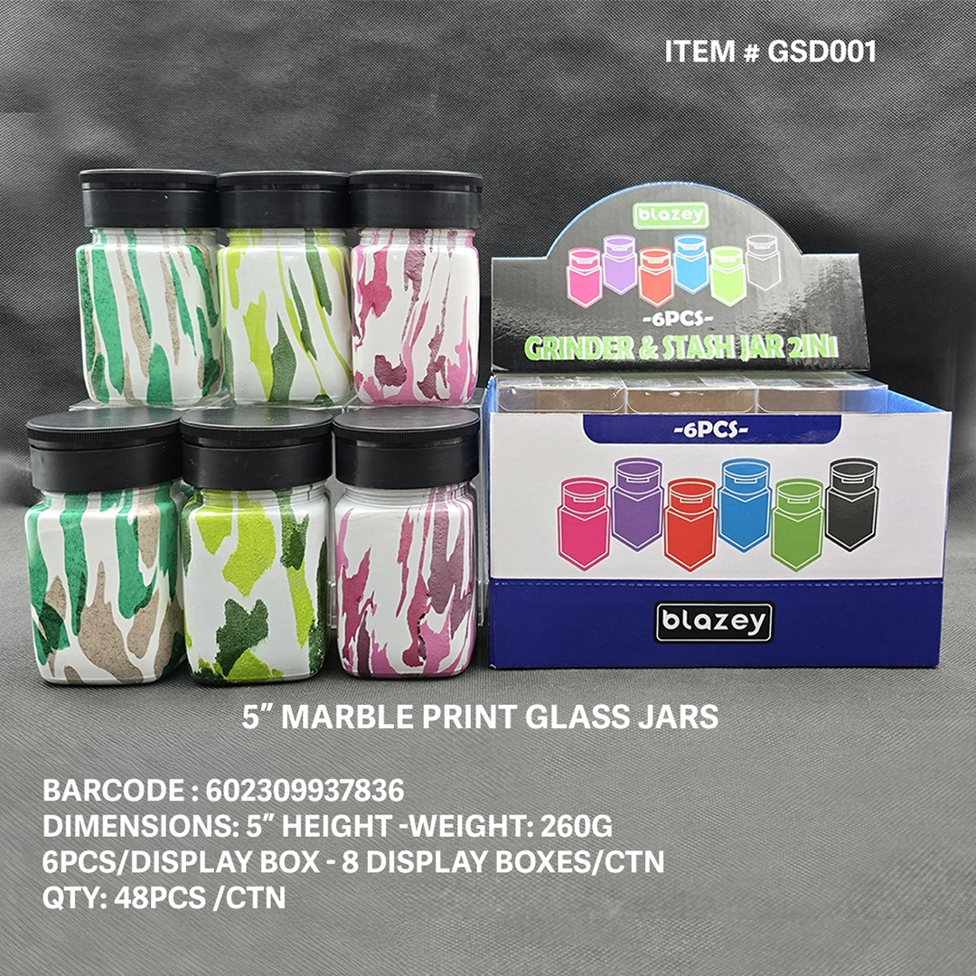 BLAZY GRINDER & ASHTRAY DISPLAY